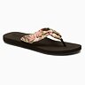 pantofle ROXY Paia BLACK/PINK/SOFT LIME